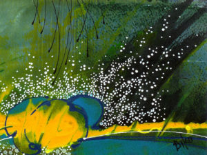 Karen Biko abstract art for sale - unframed small format abstract art